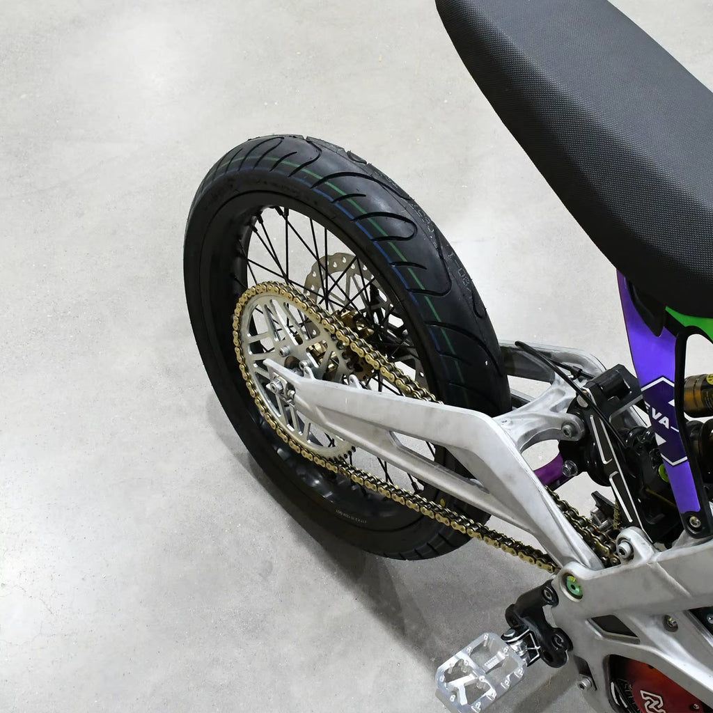 Preorder - Surron LBX supermoto wheel set.